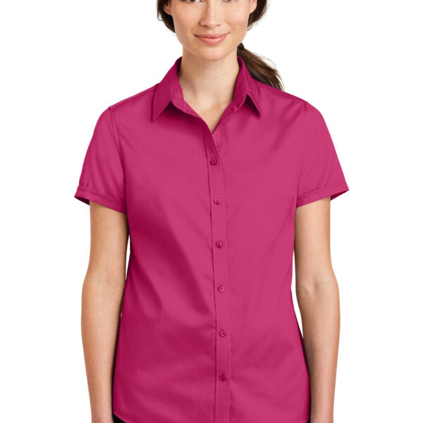 Ladies Short Sleeve SuperPro Twill Shirt Thumbnail