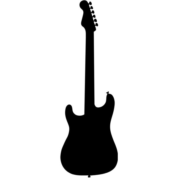 Electric Guitar Silhouette 11 Thumbnail