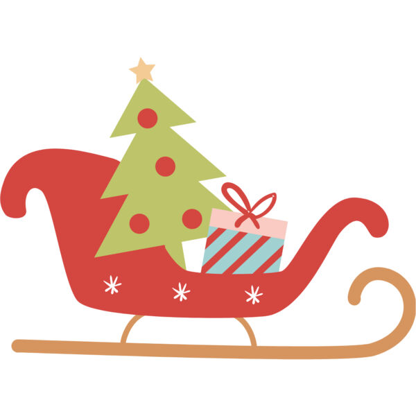 Christmas Santa Claus Sleigh 1 Thumbnail