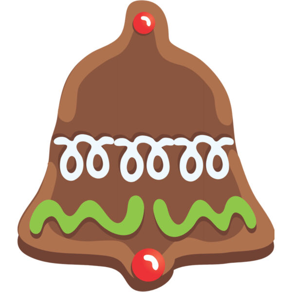 Christmas Chocolate Bell Cookie 1 Thumbnail