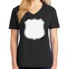 Ladies Core Cotton V-Neck Tee Thumbnail